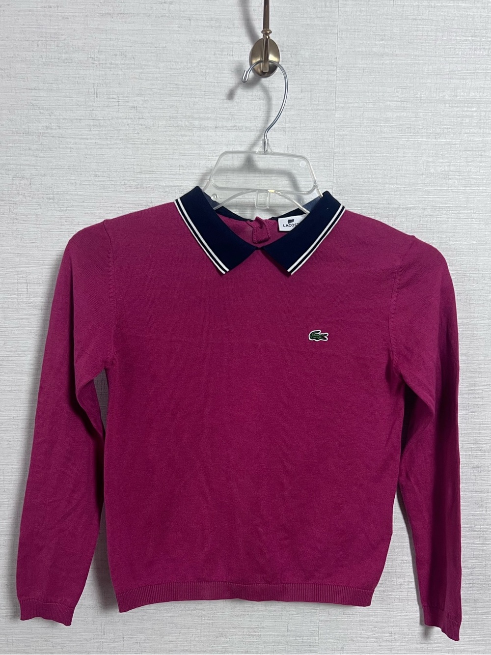 LaCoste Girls Collared Sweater
